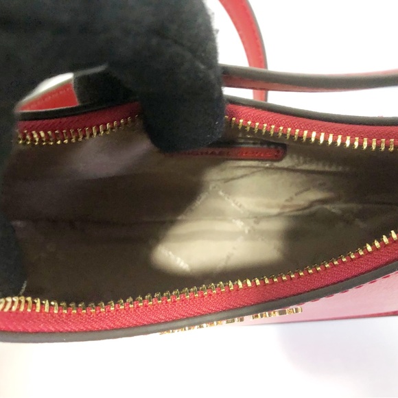 🌸New Michael Kors Wilma Red Small  2 Way Crossbody Bag - Picture 6 of 8